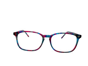 ZENNI OPTICAL 4418017 PURPLE BLUE PINK AUTHENTIC EYEGLASSES FRAMES 53-17-140